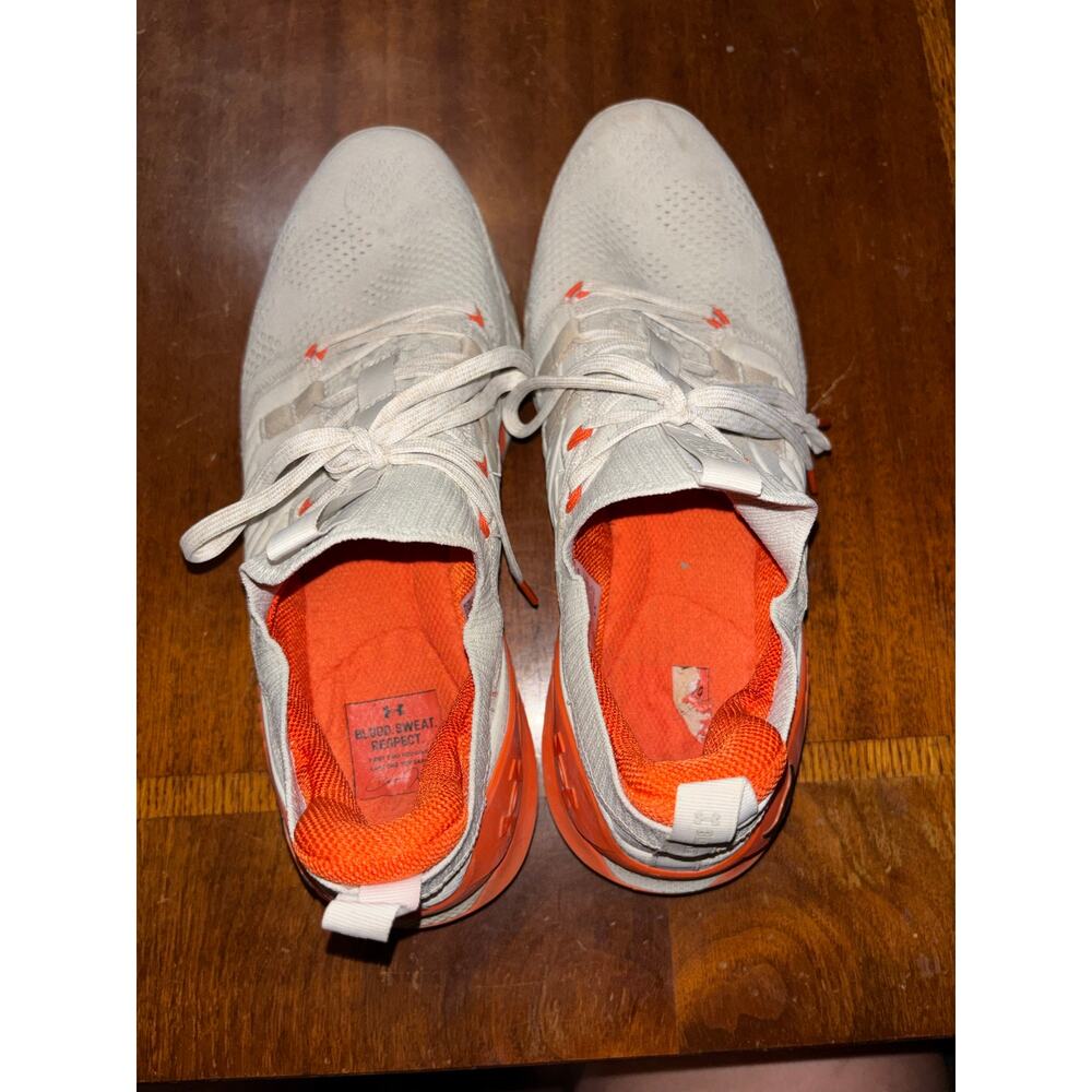 Under Armour Project Rock 3 'Summit White Rogue Orange' (men’s size 12) - Picture 4 of 7
